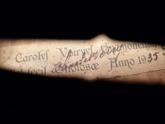 Signature du Violon